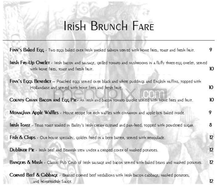Finnmac Cool's - Washington, DC menu_pic