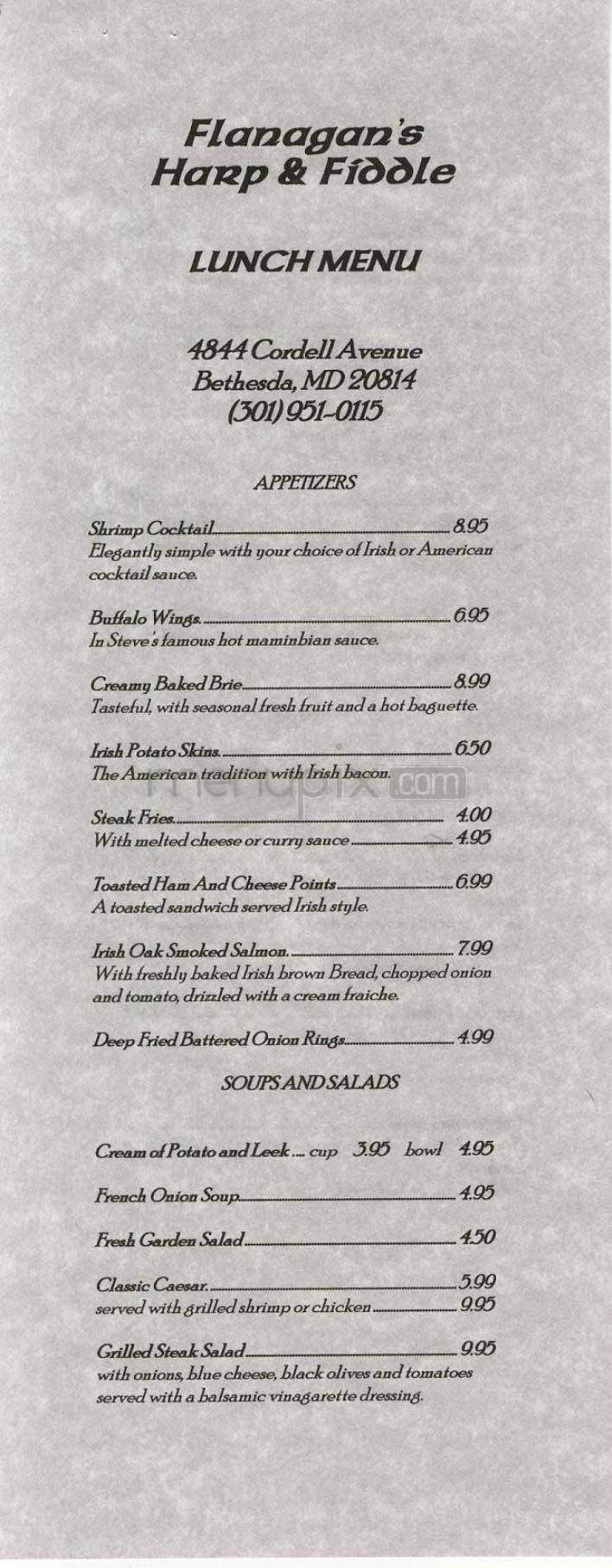 /500497/Flanagans-Harp-and-Fiddle-Bethesda-MD - Bethesda, MD
