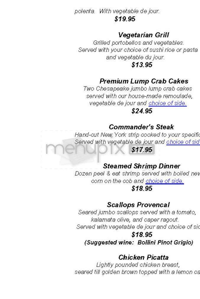 Flying Fish - Alexandria, VA menu_pic