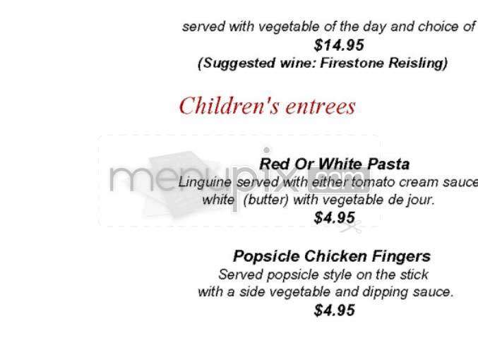 Flying Fish - Alexandria, VA menu_pic