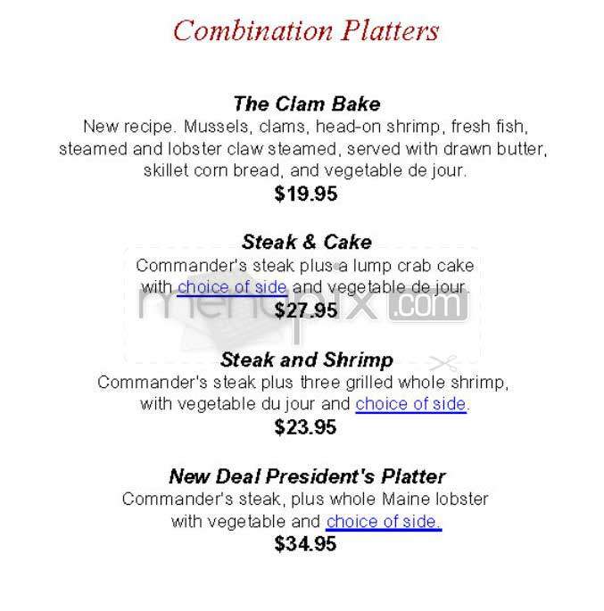 Flying Fish - Alexandria, VA menu_pic