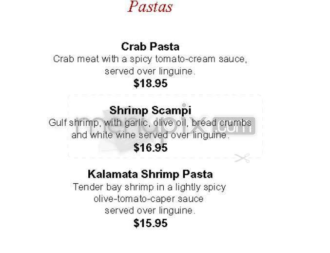 Flying Fish - Alexandria, VA menu_pic