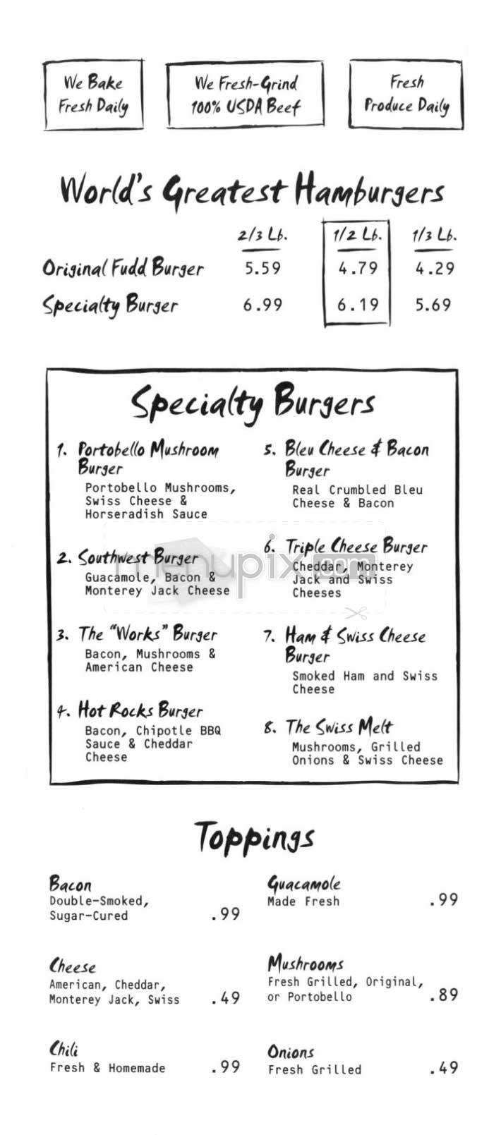Fuddruckers - Washington, DC menu_pic