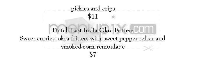 Gadsby's Tavern - Alexandria, VA menu_pic