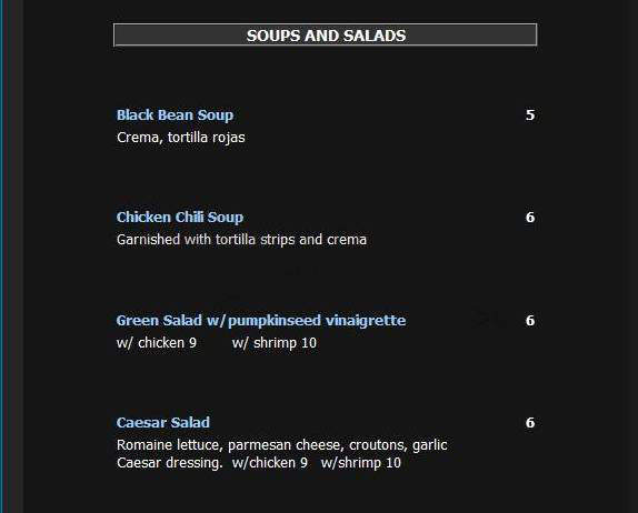 Gallery Restaurant & Lounge - Silver Spring, MD menu_pic