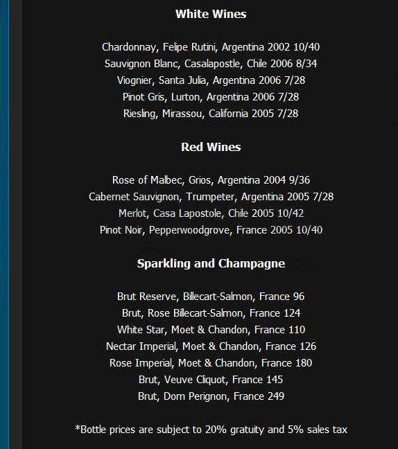 Gallery Restaurant & Lounge - Silver Spring, MD menu_pic