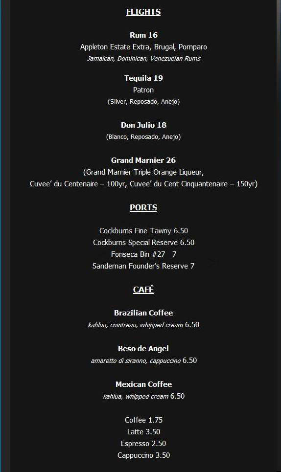 Gallery Restaurant & Lounge - Silver Spring, MD menu_pic
