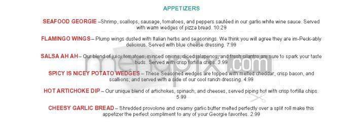 Generous George's Pizza - Alexandria, VA menu_pic