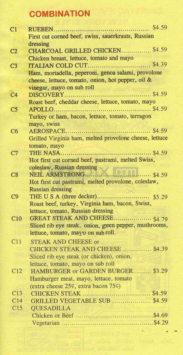 Grand Deli & Cafe - Washington, DC menu_pic