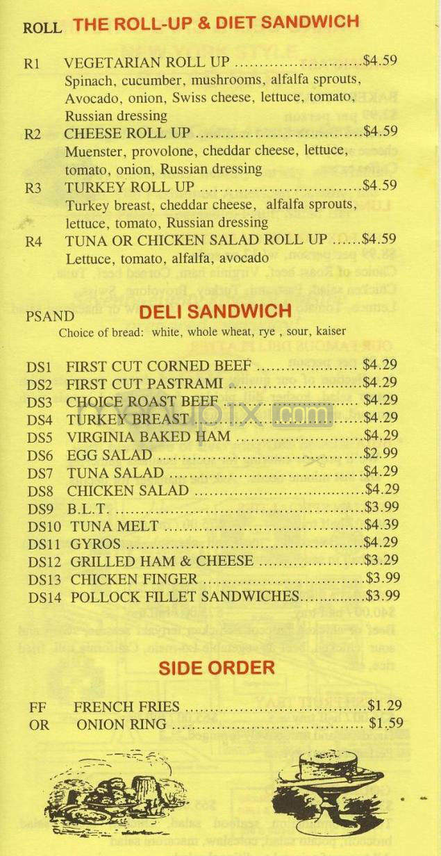Grand Deli & Cafe - Washington, DC menu_pic