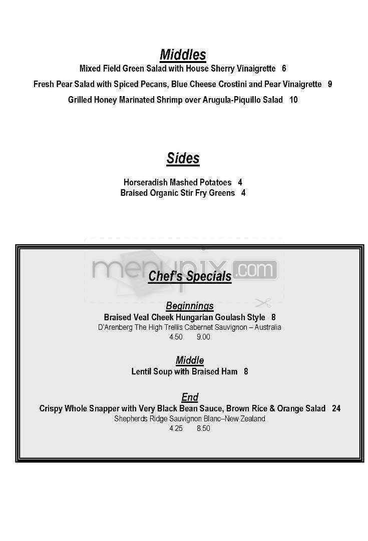 Grapeseed - Bethesda, MD menu_pic