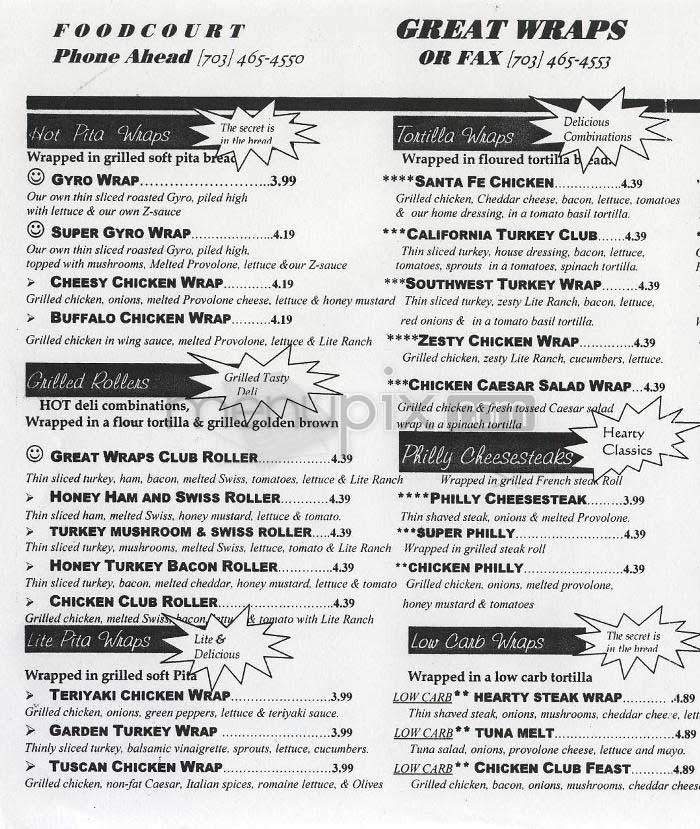 /5573179/Great-Wraps-Menu-Folsom-CA - Folsom, CA