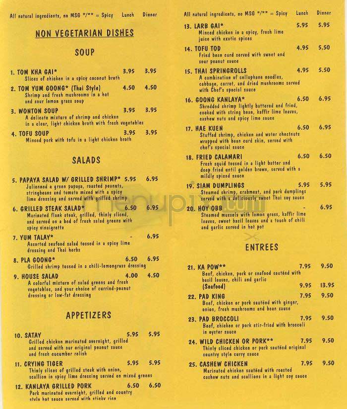 Kanlaya - Washington, DC menu_pic