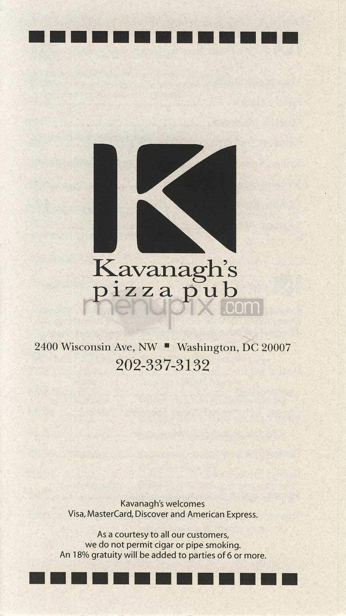 /502193/Kavanaghs-Pizza-Pub-Washington-DC - Washington, DC