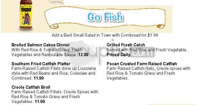King Street Blues - Arlington, VA menu_pic