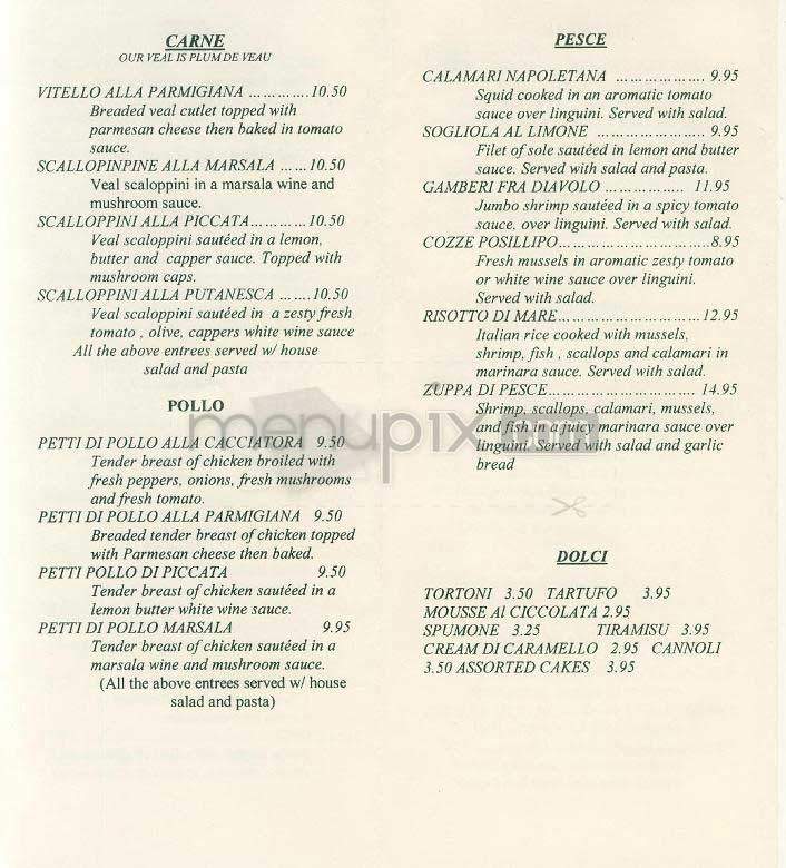 La Panetteria - Bethesda, MD menu_pic