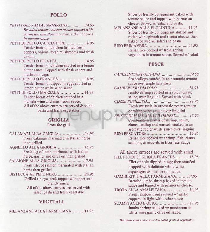 La Panetteria - Bethesda, MD menu_pic