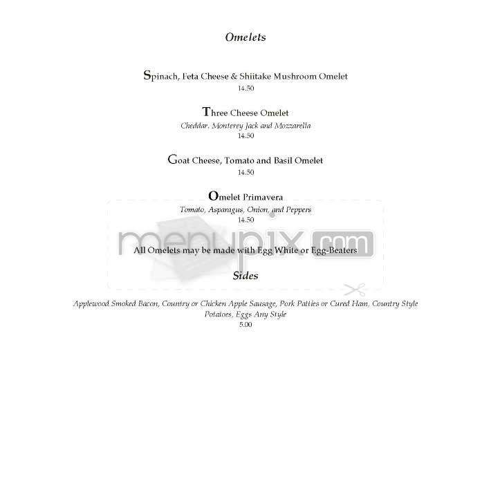 Lafayette - Washington, DC menu_pic