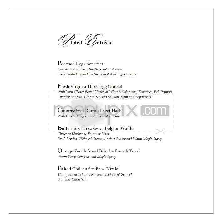 Lafayette - Washington, DC menu_pic