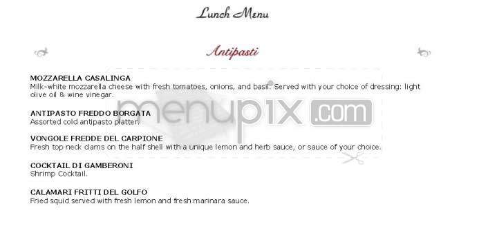 Ristorante La Perla - Washington, DC menu_pic