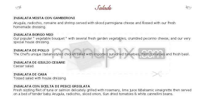 Ristorante La Perla - Washington, DC menu_pic