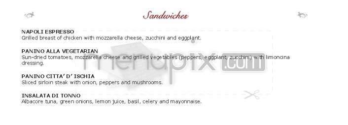 Ristorante La Perla - Washington, DC menu_pic
