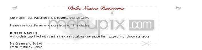 Ristorante La Perla - Washington, DC menu_pic