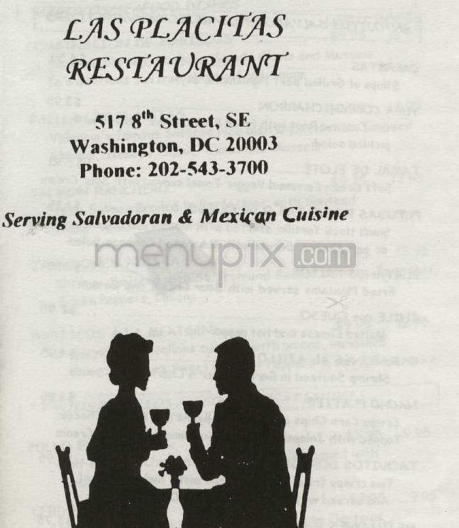 Las Placitas - Washington, DC menu_pic