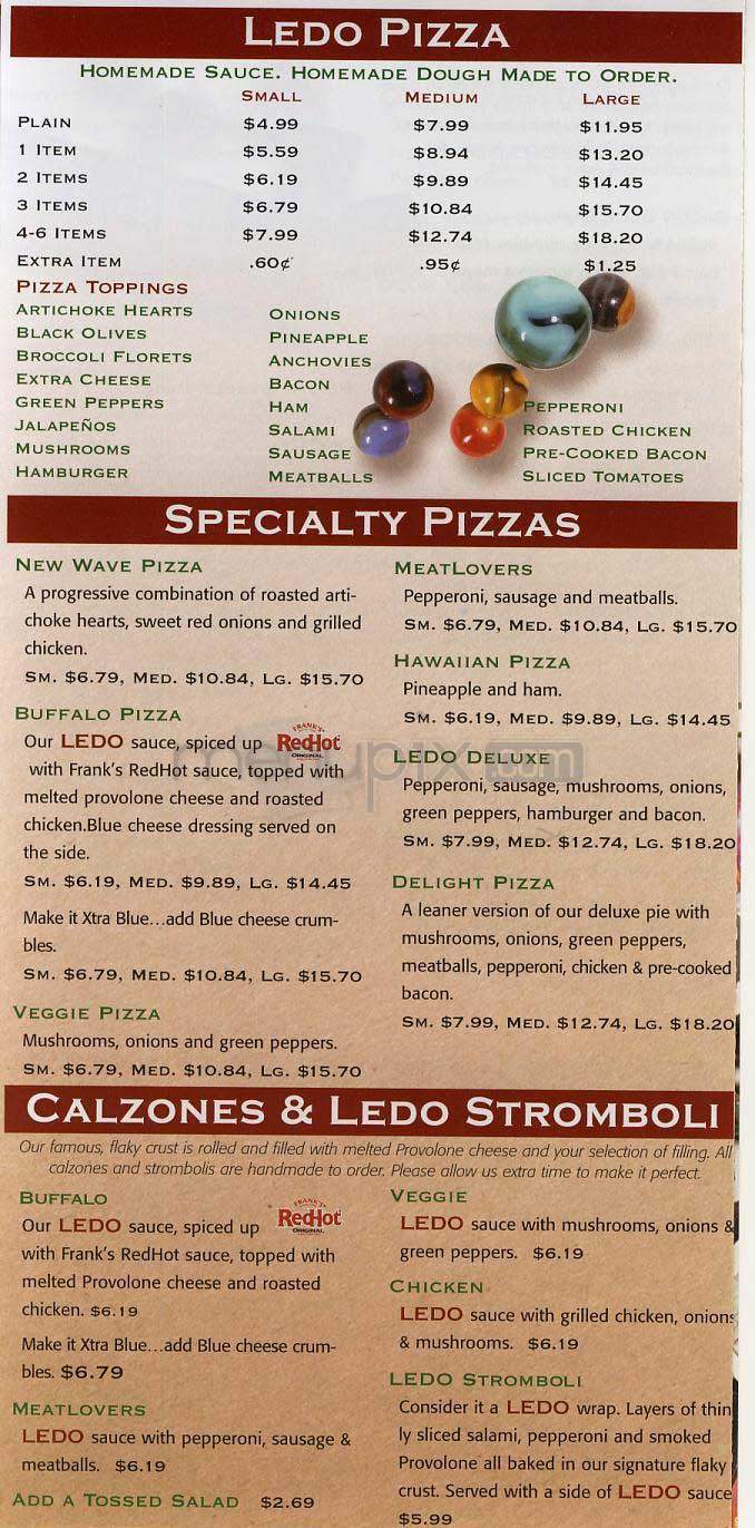 /2005374/Ledo-Pizza-Menu-Hagerstown-MD - Hagerstown, MD