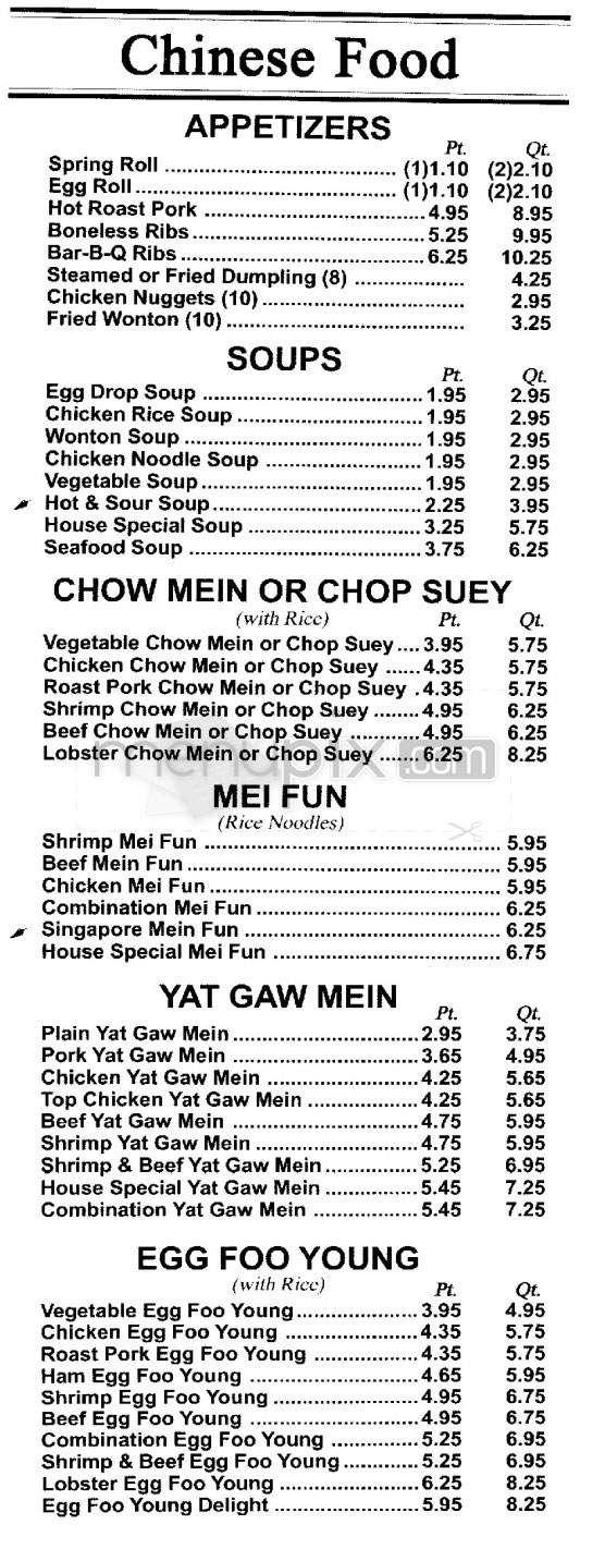 Lucky Carryout - Washington, DC menu_pic