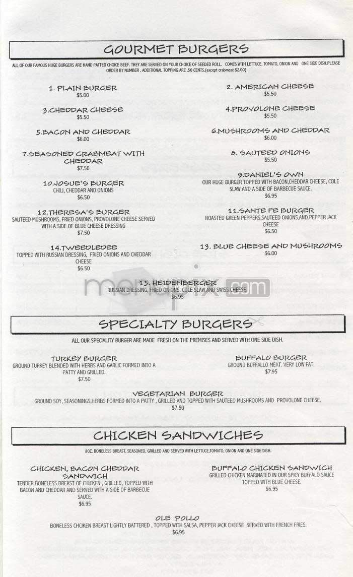 Madhatter - Washington, DC menu_pic