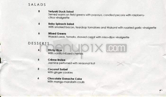 Mantis - Washington, DC menu_pic