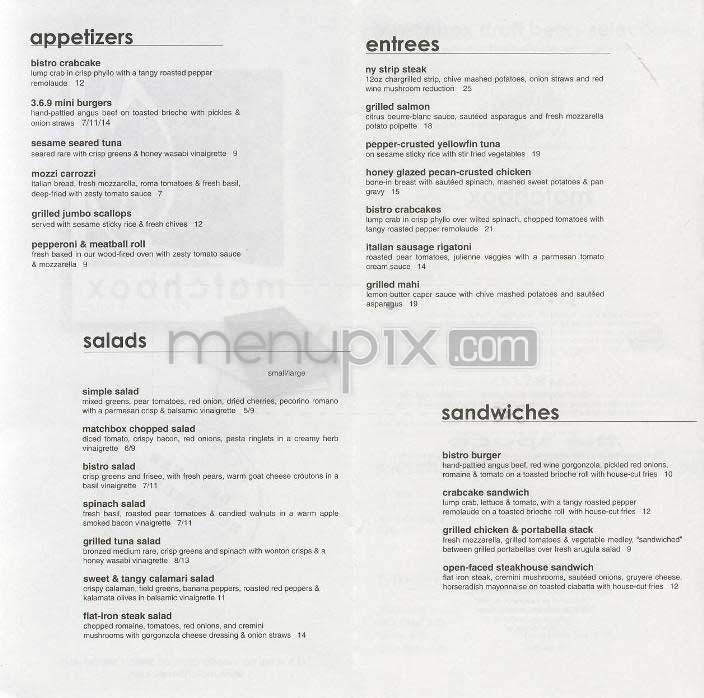Matchbox - Washington, DC menu_pic