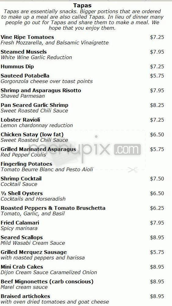 Meritage Restaurant at Bethesda North Marriott - North Bethesda, MD menu_pic