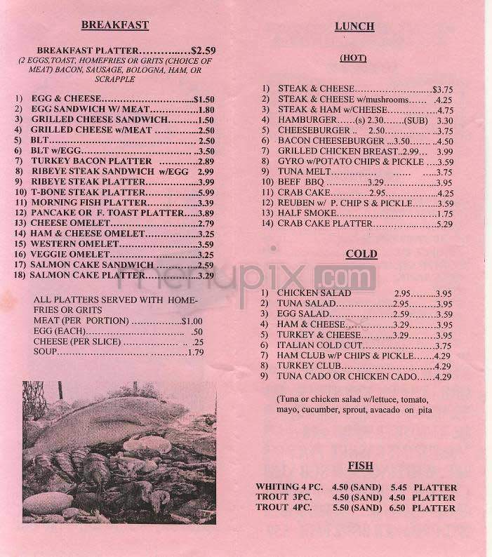 Mid-City Fish & Seafood Deli - Washington, DC menu_pic