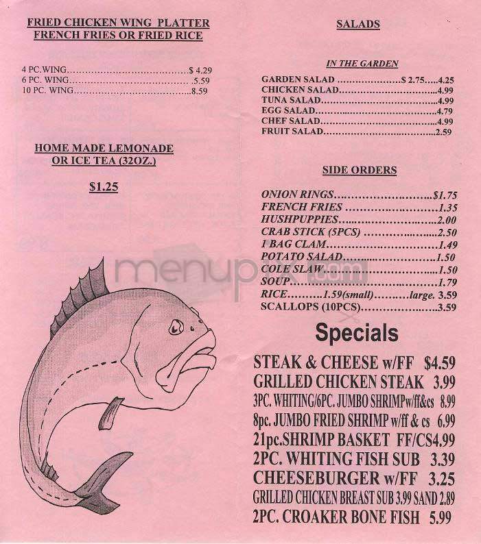 Mid-City Fish & Seafood Deli - Washington, DC menu_pic
