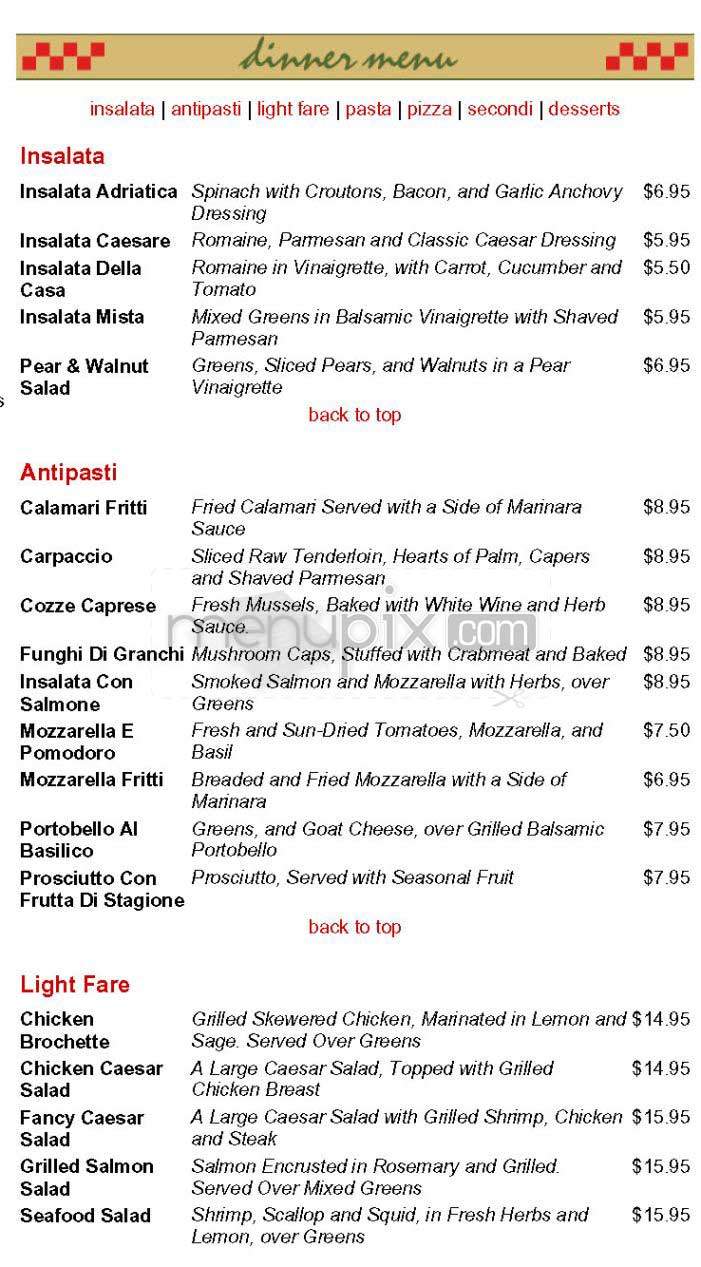 News Cafe - Washington, DC menu_pic