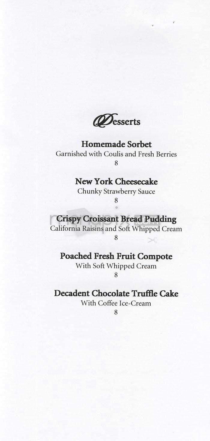 Off The Record - Washington, DC menu_pic