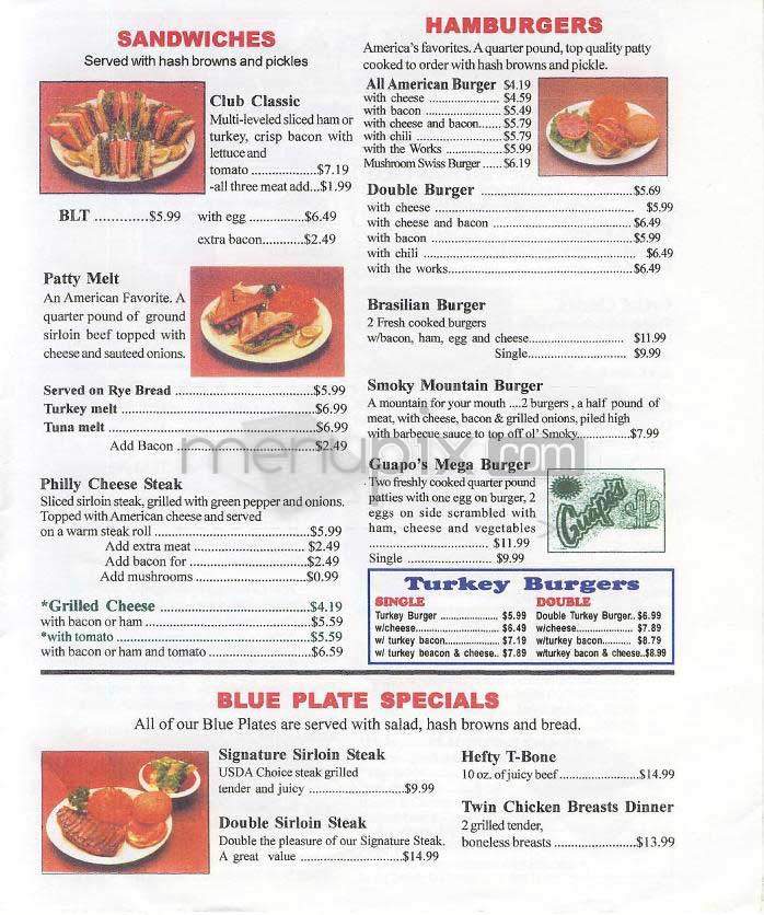 Osman & Joe's - Washington, DC menu_pic