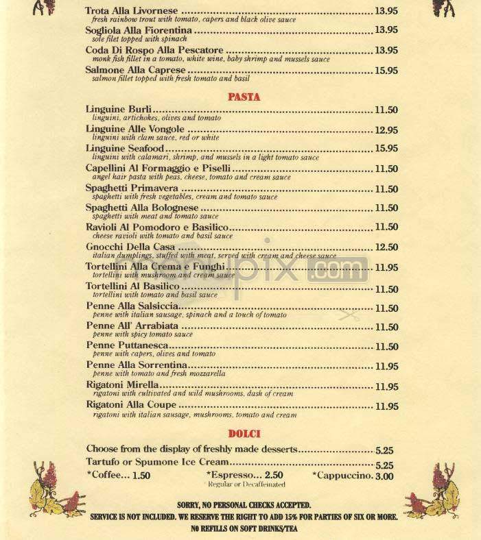 Otello - Washington, DC menu_pic
