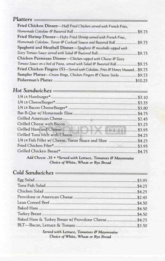 Peter's Carry Out - Bethesda, MD menu_pic