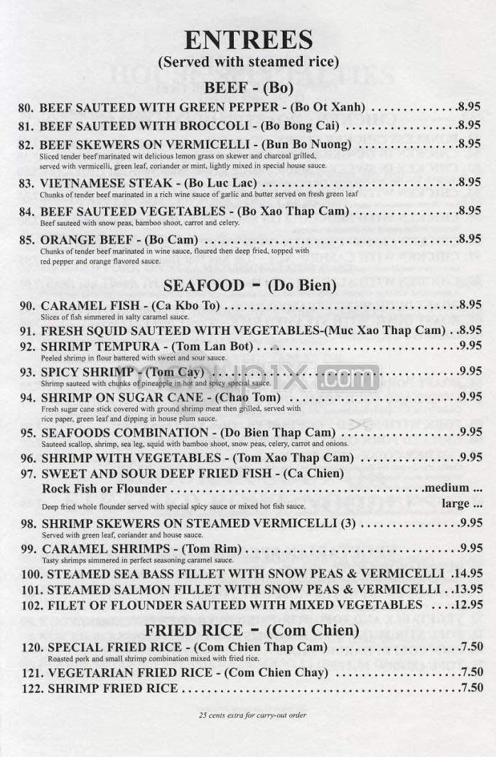 Queen Bee - Arlington, VA menu_pic
