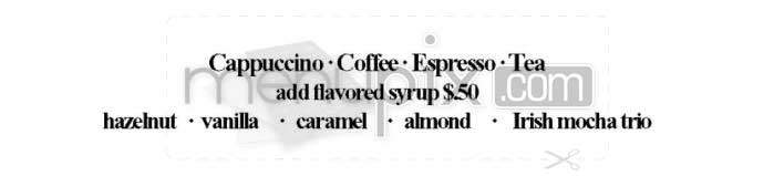 Afterwords Cafe - Washington, DC menu_pic