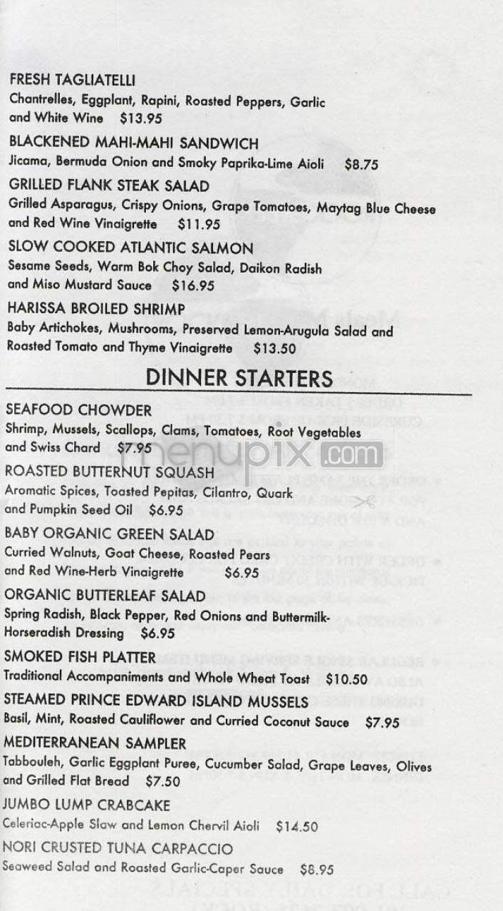 Rock Creek - Bethesda, MD menu_pic