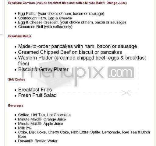 Roy Rogers - Eldersburg, MD menu_pic
