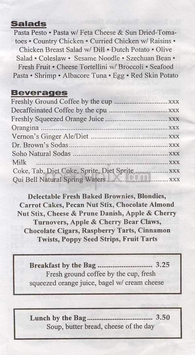So's Your Mom - Washington, DC menu_pic