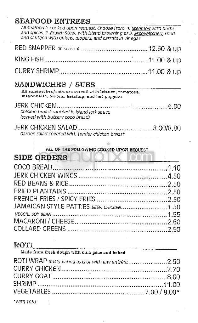 Spicy Delight - Washington, DC menu_pic