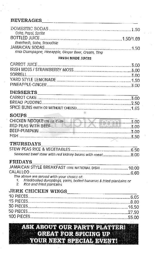 Spicy Delight - Washington, DC menu_pic