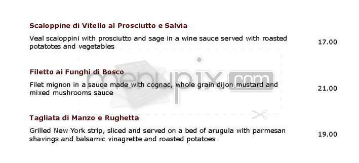 Spezie - Washington, DC menu_pic
