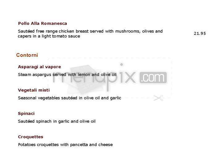 Spezie - Washington, DC menu_pic
